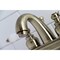 Kingston Brass KB5613PL Restoration 4" Centerset Bathroom Faucet, Antique Brass KB5613PL - alternate 5